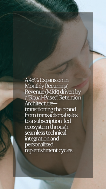 Lesse portfolio graphic with campaign-summary text over brand imagery